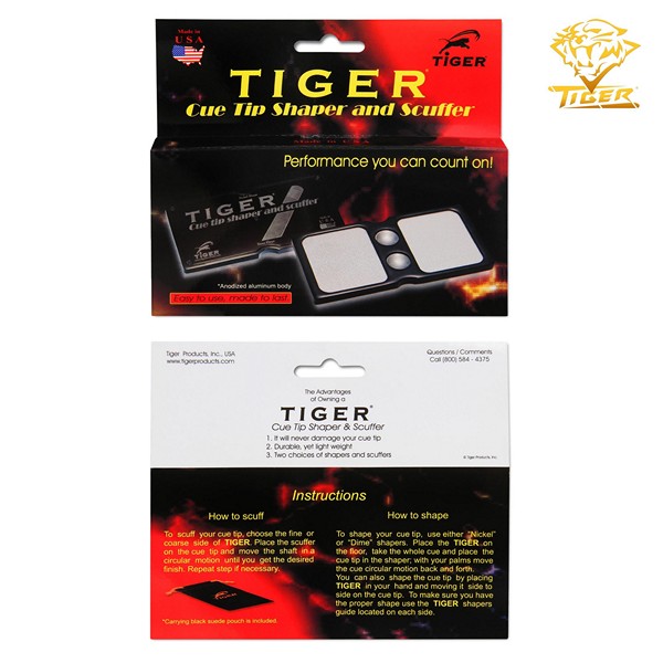Инструмент для наклейки Tiger Le Manific Cue Tip Shaper & Scuffer
